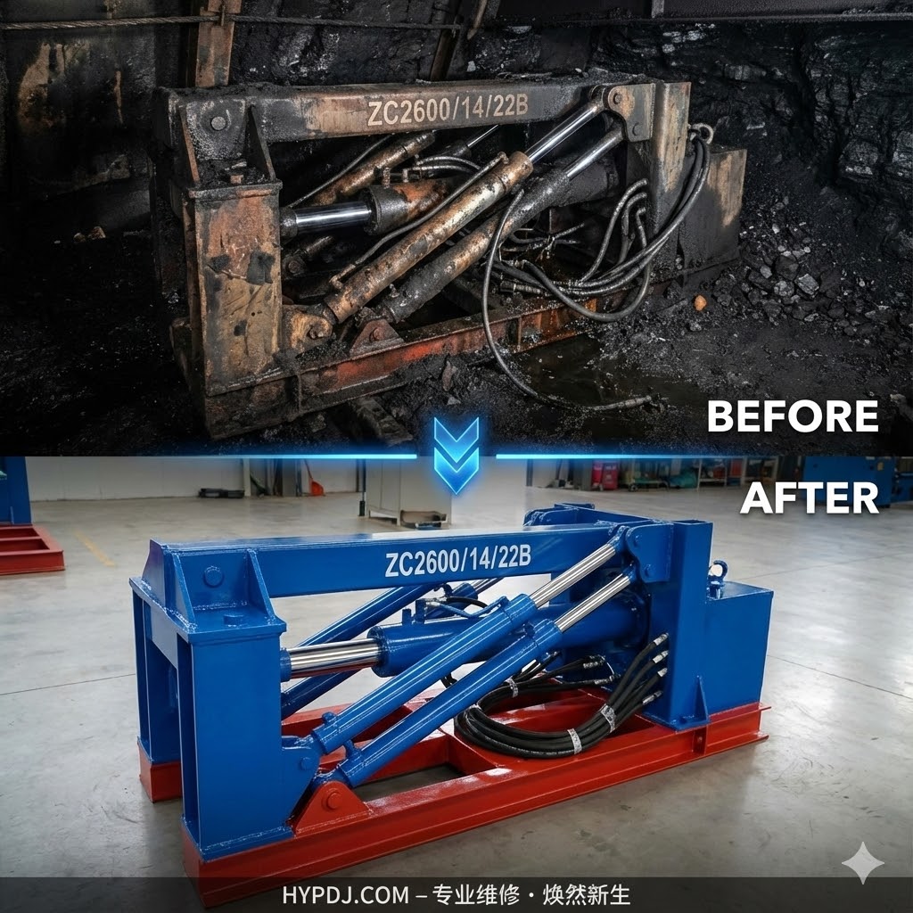 ZC2600/14/22B液压支架维修全攻略：薄煤层支架最快8小时恢复支护