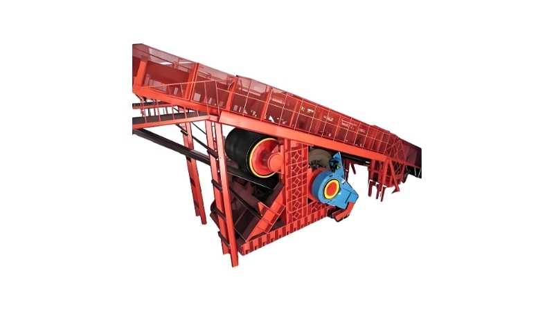 选用不粘料带式输送机解决滚筒粘料