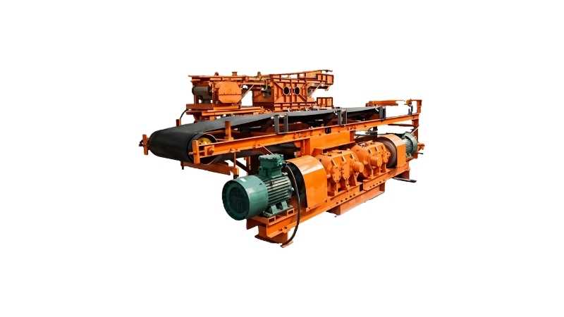 选用不粘料带式输送机解决滚筒粘料