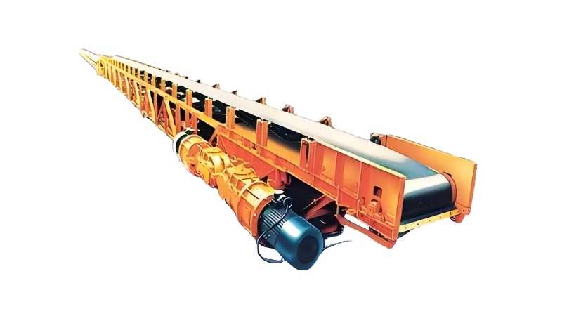 选用不粘料带式输送机解决滚筒粘料